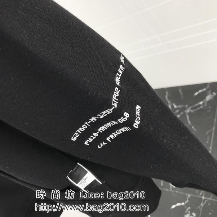 MONCLER蒙口 X Fragment 18SS蒙口藤原浩 閃電限定 Backstag螺紋棉男款衛衣 ydi1829